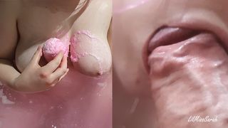 Facials4K: Tiny Blonde Begs For Multiple Oozing Facials In Threesome on EachPorn with Coco Lovelock